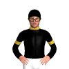 Black, Gold Collar And Armbands