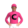 Pink, Black C, Pink Cap