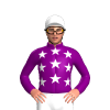Purple, White Stars And Cap