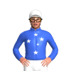 Royal Blue, White Southern Cross, Star Cap