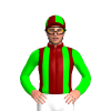 MAROON, LIME BRACES, LIME SLEEVES, MAROON, LIME QUARTERS CAP