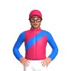 CERISE, BLUE SASH, SLEEVES