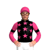BLACK, PINK STARS , SLEEVES, BLACK ARMBANDS, PINK CAP