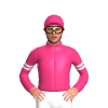 Pink, White Diamond And Armbands