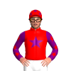 Red, Purple Star, Purple And Red Stars Sleeves, Red And Purple Stars Cap