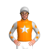Orange, Silver Star And Sleeves, Orange Stars, Silver Star Cap