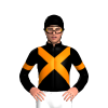 Black, Orange Crossed Sashes And Armbands