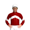 Maroon, White Chevron, Black Logo, White Chevron On Sleeves, White Cap