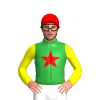 Green, Red Star, Yellow Sleeves, Red Cap