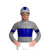 GREY , NAVY BAND , ARMBAND , STRIPE CAP , WHITE PEAK