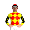 YELLOW, RED DIAMONDS, BLACK YELLOW SLEEVES,BLACK CHEVRONS SLEEVES, RED CAP, BLACK DIAMONDS CAP, WHITE PEAK