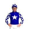 Dark Blue, White Star, Checked Sleeves And Cap