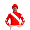 RED, WHITE RIGHT SASH, RED SLEEVES, WHITE STARS, Red cap