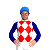 WHITE, RED DIAMOND CHECK, NAVY SLEEVES, Blue cap