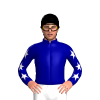 DARK BLUE, WHITE FIVE STARS, STARS SLEEVES, Black cap