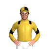 GOLD, BLACK EPAULETTES, CHEVRON SLEEVES, QUARTERS CAP
