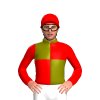 OLIVE GREEN,RED QUARTERS, SLEEVES,CAP