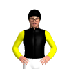 BLACK, YELLOW FIVE STARS, SLEEVES