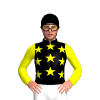 BLACK,YELLOW STARS, SLEEVES