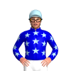 MEDIUM BLUE, LIGHT BLUE STARS , STARS SLEEVES, Light blue cap