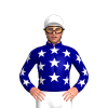 NAVY BLUE, WHITE STARS, NAVY BLUE SLEEVES, WHITE STARS, White cap