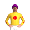 SUNGLOW, RED DISC, SUNGLOW SLEEVES, RED SPOTS, Purple cap
