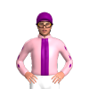 CHERRY, PURPLE STRIPE, DIAMOND STRIPE SLEEVES, Purple cap