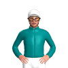 Teal, White Alma Vale Logo And Cap, Teal Alma Vale Logo