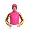 Pink And Purple Diagonal Stripes, Purple And Yellow Striped Sleeves
