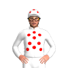 White, Red Spots, White And Red Spots Cap