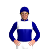Navy And White Halves, Navy Cap