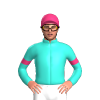 Turquoise, Pink Double Diamond Band And Armbands, Pink Cap