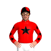 Red, Black Star, Red And Black Stars Sleeves, Red And Black Star Cap