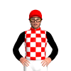 Red And White Checks, Black Sleeves, Red Cap
