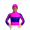 SHOCKING PINK, NAVY BAND, SHOCKING PINK, NAVY STRIPES SLEEVES, SHOCKING PINK CAP