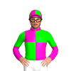 SHOCKING PINK,LIME QUARTERS,SHOCKING PINK SLEEVES,LIME HALVED,SHOCKING PINK CAP,LIME QUARTERS