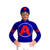 NAVY,WHITE CIRCLE,RED A,NAVY SLEEVES,RED DOUBLE ARMBANDS,WHITE ARMBANDS,NAVY CAP,RED STAR