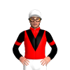 RED, BLACK VEE, SLEEVES, RED ARMBAND, White cap