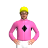 HOT PINK, BLACK DIAMOND BAND, Yellow cap