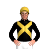 Black, Gold Crossed Sashes, Gold Cap