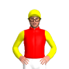 Red, Green Shamrock, Yellow Sleeves And Cap