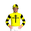 Yellow, Black Cross Of Lorraine, Hooped Sleeves, Quartered Cap