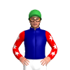 NAVY,WHITE FIVE STARS, RED SLEEVES , WHITE STARS, Green cap