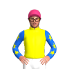 YELLOW, BLUE FIVE STARS,BLUE SLEEVES, YELLOW STARS, Pink cap