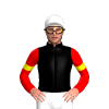 BLACK, RED FIVE STARS, RED SLEEVES, YELLOW ARMBANDS, White cap
