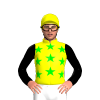 YELLOW,LIME STARS,BLACK SLEEVES