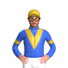 Royal Blue, Gold V, Chevron Armbands And Cap