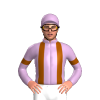 Lilac, Brown Braces And Armbands