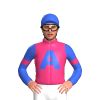 Pink, Royal Blue A And Sleeves, Pink Armbands, Royal Blue A Cap