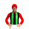 Red, Green And Black Stripes
